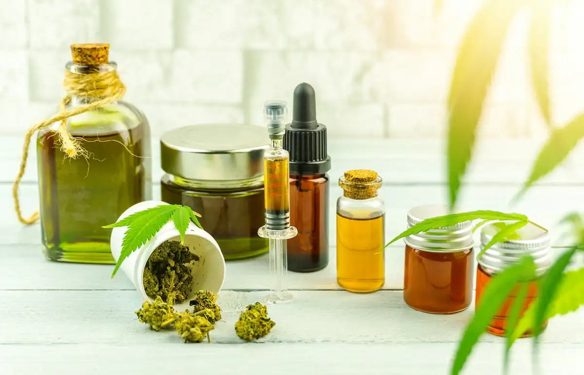 Cannabis products selection