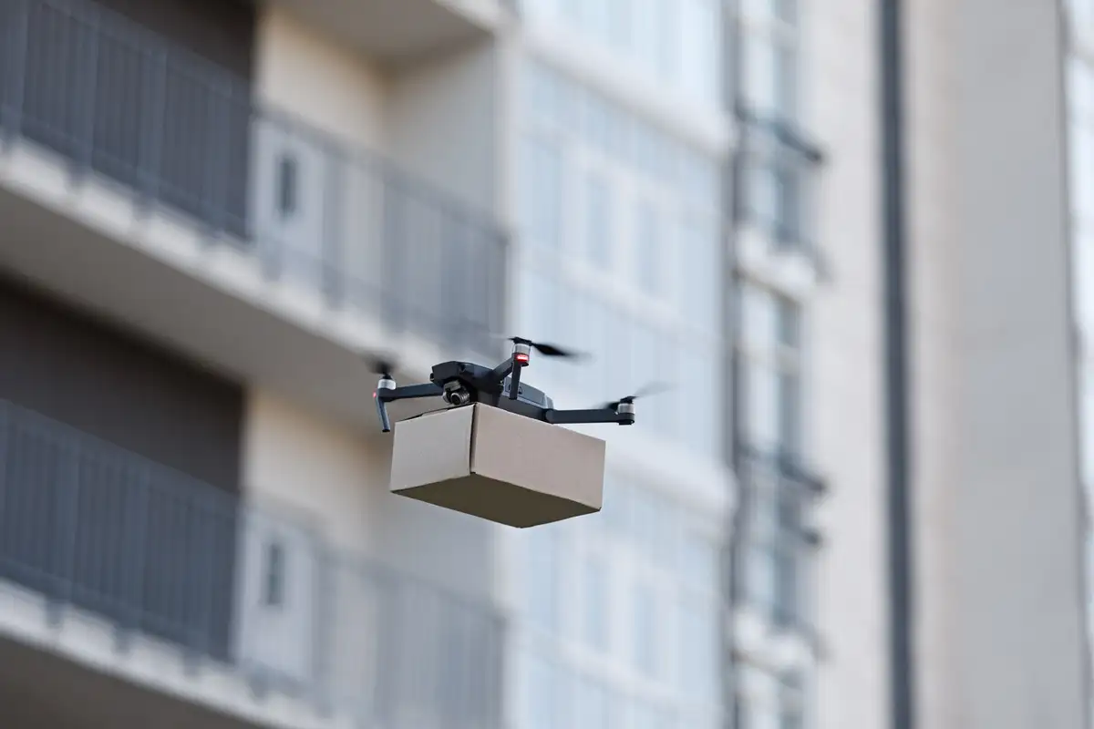 Drone use for delivery